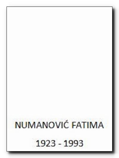 Numanović (Hurem) Fatima.JPG