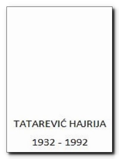 Tatarević (Mehmed) Hajrija.JPG